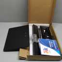 Universal TV Stand for 27-65 inch LED LCD TV Swivel Table Top TV Stand with 30 Degree Height Adjustable TV Base with Tempered Glass Base Max VESA 400x400mm