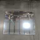 LOAAO 40X32 Inch Black Metal Framed Bathroom Mirror for Wall, Matte Black Bathroom Vanity Mirror Farmhouse, Large Rounded Rectangle Mirror, Anti-Rust, Tempered Glass, Hangs Horizontally or Vertically