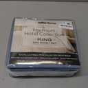 Mueller Ultratemp King Size Sheets Set, Super Soft 1800, 6 Piece, Deep Pocket up to 16" Cooling Sheets King Size, Transfers Heat, Breathes Better, Hypoallergenic, Wrinkle, Denim