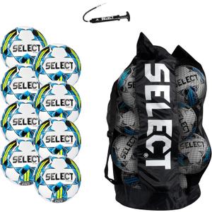 SELECT Club Soccer Ball (4, White/Blue V22 - 8-Ball Pack)