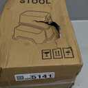 Toddler Step Stool,2 Step Stools for Kids with Anti-Slip Surface and Rubber Bottom, Kids Step Stool Poop Stool for Toilet Potty Training, Bathroom, Kitchen(Include 2 Ducks) (Gray)