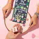 2 x MoimTech Airplane Phone Holder, Airplane Travel Essentials, Phone Stand for Car Desk Treadmill Bed, Unique Gifts for Plant Lovers, Women Travel Essentials