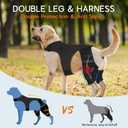 Dog Knee Brace for Acl Hind Leg, Dog Leg Braces for Back Leg, Adjustable Hip Support to Reduces Pain