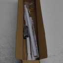 Tension Curtain Rod, 42 to 115 inch Adjustable Heavy Duty black shower curtain rod for bathroom Closet Windows