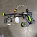 Cordless Pressure Washer Battery Powered; 990PSI Cordless Power Washer with 6-in-1 Nozzle, 23FT High-Elastic Hose, 21V Battery&Charger; Portable Handheld Pressure Washer Cleaner for Home, Car, Garden