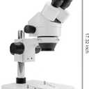 7-45x Continuous Magnification Binocular Microscope Phone Watch Repair Circuit Board Welding Jewelry Identification HD Professional Three-Eye Microscope CCD Melt-Blown Cloth Mold Hole Detection