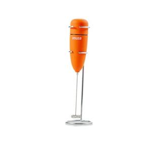 IMUSA 10in Electric Milk Frother with Stand, Orange