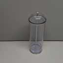 Youngever Straw Dispenser, Plastic Straw Holder with Lid, Drinking Straw Container with Lid