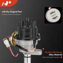 A-Premium Ignition Distributor with Module and Cap and Rotor Compatible with Toyota 4Runner 1984, Pickup 1982-1990, Celica 1982-1984, Corona 1982, 2.4L