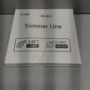 2 x 9 Pack 0.095"AL2420P Pre-Cut Replacement Twisted Timmer Line Compatible with EGO 56-Volt 15"String Trimmers & Multi-Head String Trimmer Attachment,126 FT Weed Eater String line for EGO Trimmers String