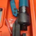 Muzata Custom Cable Railing Crimping Tool Hydraulic Crimper Hydraulic Crimping Tool for 1/8" Stainless Steel Cable Railing Kit Wire Rope Swaging Kit with Wire Cutter