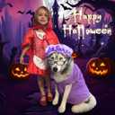 Dog Halloween Costumes Wolf Granny Costume Halloween Costume for Medium Large Dogs