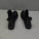 Asgard Women's Ankle Rain Boots Waterproof Chelsea Boots (11, Black)