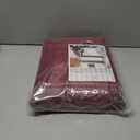 YoungsTex Burgundy Velvet Blackout Curtains for Living Room, Thermal Insulated Drapes with Grommet Privacy for Bedroom Decorative, 2 Panels, 52 X 80 Inch