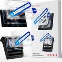 YONZEE Screen Protector for Tesla Model 3 Highland & Model Y Juniper 20242026, HD Tempered Glass Front & Rear Screen Protectors with Alignment Kit, 9H Hardness, Anti-Scratch, Crystal Clear Display