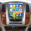 Car Radio Stereo for Toyota LC100 Lexus LX470 2003-2007 Replacement Head Unit 12.1 Inch Touch Screen Carplay Android Auto Tesla Style GPS Navigation Multimedia Play