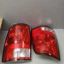 Tail Light Halogen Type Compatible With 2009-2018 Dodge Ram 1500 2500 3500 NON-LED Model Driver and Passenger Side Taillight Rear Lamp Assembly with Bulbs # 55277415AD 55277414AE