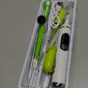 Dog Plaque Remover for Teeth,Pet Tooth Cleaner with LED Light,Cleaning Kit for Tartar and Stains,5 Adjustable Modes,Pet Teeth Cleaning kit,Suitable for Dogs and Cats (White)