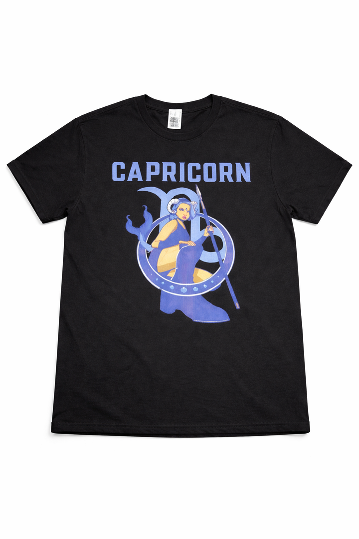 Astrology Capricorn Horoscope Zodiac Sign T-Shirt Medium