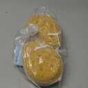 Jacent Deep Cleaning Foam Body Sponge for Bath and Shower, Soft Loofah Scrubber for Men & Women, Yellow, Pack Of 2