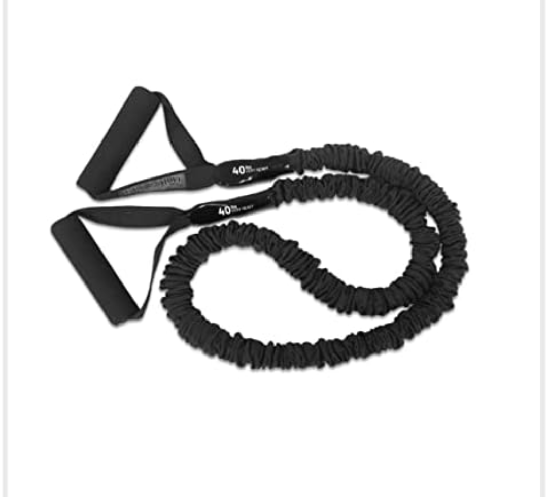 FitCord - Extra Long Covered Resistance Band- 6 ft Very Heavy (40lb)