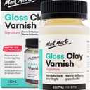 Mont Marte Clay Sculpture Sealant, Glossy Clear Varnish, Signature 4.05oz (120ml), Air or Polymer Clay Sealer