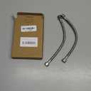 Faucet Water Supply Lines Extension, 10 Inch, 2-Pack cUPC 3/8" Male to Female Faucet Hose Extender for Bathroom Kitchen, Braided Stainless Steel (Red/Blue)