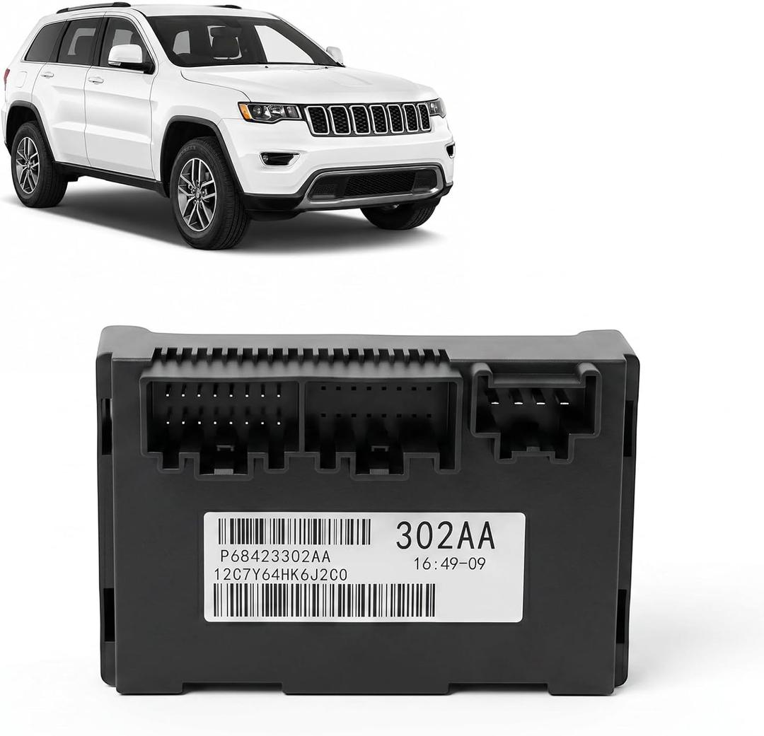 68423302AA Transfer Case Control Module TCCM Compatible with 2019-2020 Jeep Grand Cherokee Dodge Durango AWD Replaces P68423302AA 68423302AA 8-Speed Auto