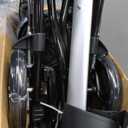 Upright Walker for Seniors & Adults with Seat 450 lb Capacity, Stand Up Walkers Foldable, 19.8 lbs Lightweight, Adjustable Arms, 10-Inch Big Wheels for All Terrain Rollator Walker (Black02)