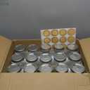 Mason Jars 16 oz with Airtight Lids and Bands, 15 Pack Regular Mouth Canning Jars, Clear Glass Pint Jars for Canning, Pickling, Food Storage, DIY Projects, 24 Labels, Brush & String Included