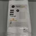 GOLD TEXTILES 12 Pack White Economy Cotton Blend 15x25 Inches Basic Hand Towels- Gym Towels (1 Dozen)