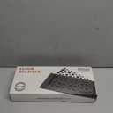 Prima Decorative Cast Aluminum Floor Register/Vent Cover : 3"x10" with Damper for Floors, Walls & Ceilings, Metal, Paintable, Modern Linear Design, Black Matte (VR-109)