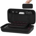 FANPL Case for Nintendo Switch 2 (2025) Accessories, Portable Hard Travel Cover with 10 Game Card Slots (Black)