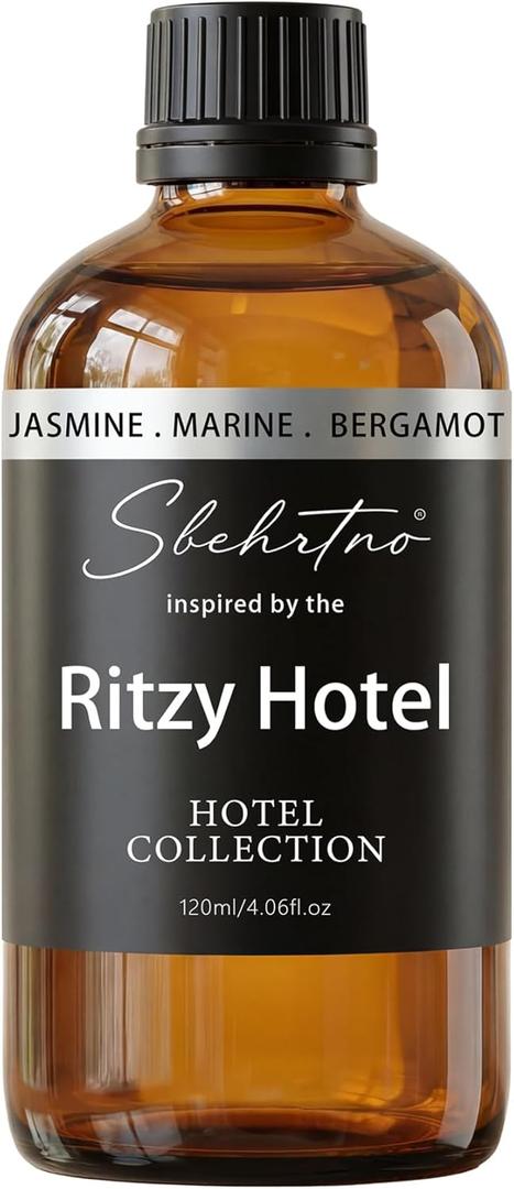 Hotel Collection Diffuser Oil  Inspired by Iconic Five-Star Coastal Hotel Scents  for Essential Oil & Waterless Diffusers (4 Fl Oz (Pack of 1))