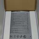 NUTRI FIT Digital Bathroom Scale for Body Weight Loss Watchers Electri Scales, 50g/0.1lb Discrepancy, Clear Backlit LCD Display and Step-On Techhology, 2*AAA Batteries Included, 330lb/150kg, Jet Black