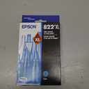 EPSON 822 DURABrite Ultra Ink High Capacity Cyan Cartridge (T822XL220-S) Works with WorkForce Pro WF-3820,3823, 4820, 4830, 4833, 4834