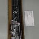 Alskarhem Black Curtain Rods for Windows 30 to 88 Inch,5/8 Inch Small Curtain Rod Set With Brackets