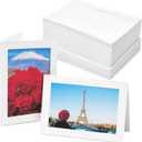 Best Paper Greetings Photo Frame Cards - 4 x 6 In, White, 48 Pack, Modern - Paper Picture Frames - Photo Holders for Pictures