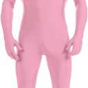 Aniler Men's and Women's Headless Spandex Bodysuit Zentai Jumpsuit Halloween Dress Up Party Cosplay Unitard Body Suit (XX-Large, Pink)