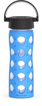 LIFEFACTORY 16oz Hydration Bottle with Classic Cap - Blue