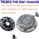 Recoil Starter 797747 Pull Start Assembly Compatible with Briggs and Stratton 396cc 420cc for Generator Craftsman 5000W-8000W 13.5hp Parts# CMXGGAS030731/CMXGGAS030732