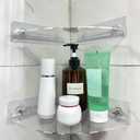 Corner Shelves wall Mounted Home Decor Floating Shelves (Clear)