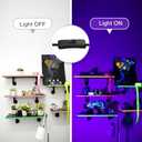 40W LED Black Light Bar for Glow Party, Blacklight with Plug &Switch, Each Light Up 484 Sq.ft Area, Halloween Glow Lights, Body Paint, Stage Lighting