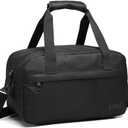 Kono Travel Duffel - 14L Under Seat Carry-On Sports Tote Gym Weekender Overnight Bag - 13.78"x7.87"x7.87" Black