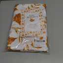 Romanstile Fall Rectangle Tablecloth 60 x 84 Inch,Thanksgiving Autumn Harvest Orange Maple Leaf Table Cloths, Stain Resistant Farmhouse Table Cover for Thanksgiving Holiday Dinner Party