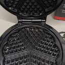 Mueller Heart 5 Waffle Maker, Norwegian Waffle Iron, Adjustable Browning Control & Nonstick, Cool Touch Handle, Easy to Clean, Small Kitchen Appliances