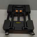 Voipvvii Folding Hand Truck 500lbs, Portable Heavy Duty Dolly Cart, 6 Wheels Collapsible Luggage Cart with 2 Elastic Ropes - Compact Trolley Cart for Easy Moving - Ideal Hand Cart for Travel and More (1.70, Black)