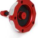 JFG RACING Dirt Bike Gas Fuel Tank Cap CNC for XR50 XR70 XR80 XR100 CRF150R CRF230F CR250R CR85R CR125R Dirt Pit Bike Red