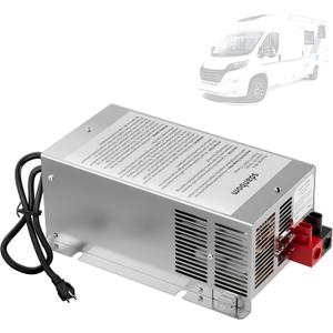 WF-9875 75 Amp RV Power Converter - Deck Mount Three-Stage Power Converter/Charger Replacement for 9800 Series,Rv Converter 75 amp for Camper RV Trailer
