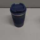 DUBUXW Insulated Coffee Tumblers with Flip Lid 12oz / 17oz, Stainless Steel Travel Coffee Mug Leak Proof, Vacuum Insulated Coffee Mug Reusable Cup, Keeps Cold and Hot for Coffee Tea (Navy Blue)